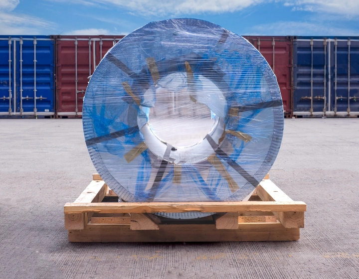 Упаковка металлоконструкций